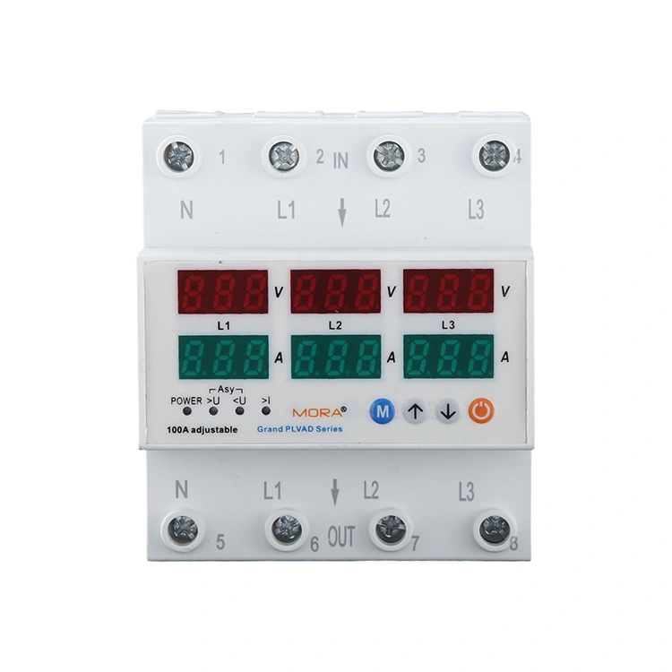 63A 80A 100A ভোল্টেজ প্রটেক্টর